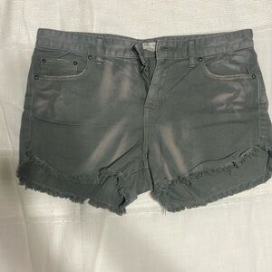Free People grey denim shorts, size 29